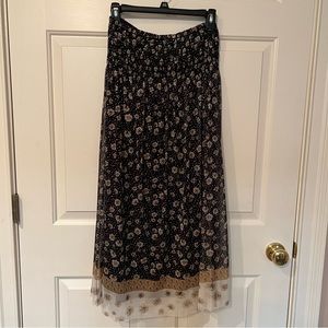 Anthropologie Maxi Skirt in Floral, Size S
